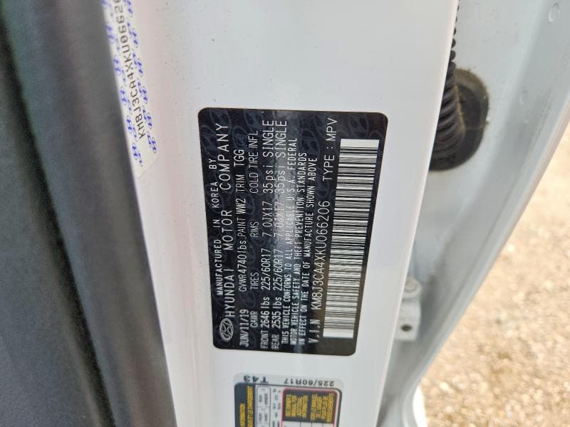 2019 HYUNDAI TUCSON VALUE 12