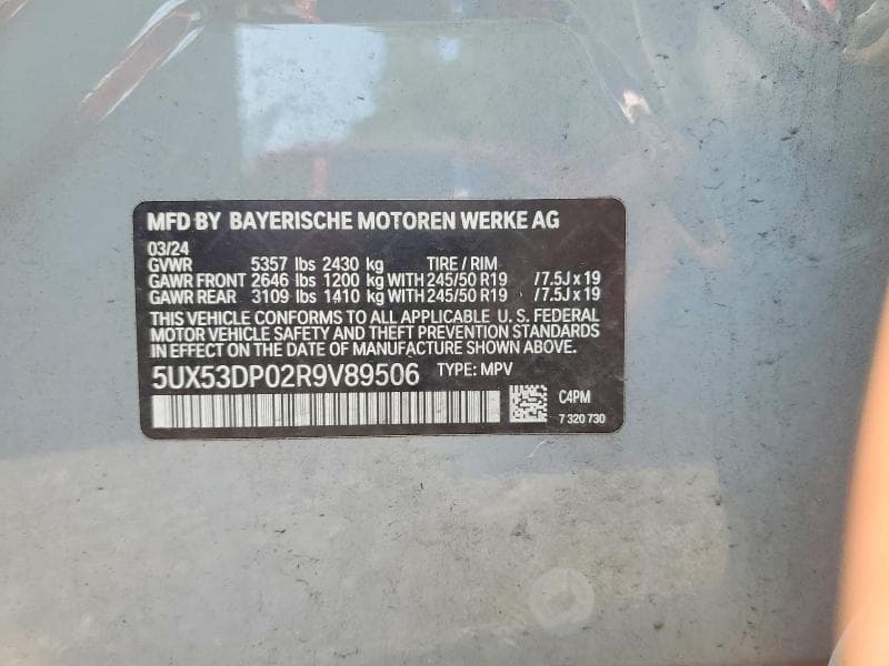 2024 BMW X3 XDRIVE30I 13