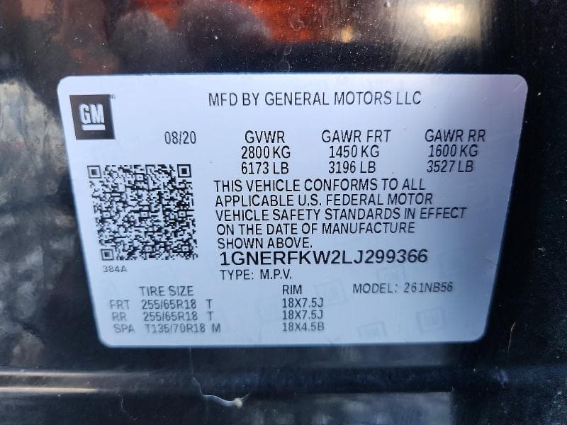 2020 CHEVROLET TRAVERSE LS 13