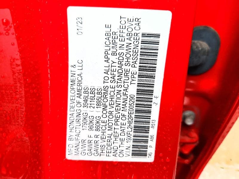 2023 HONDA CIVIC SPORT 12
