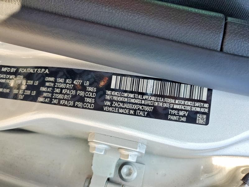 2019 JEEP RENEGADE LATITUDE 13