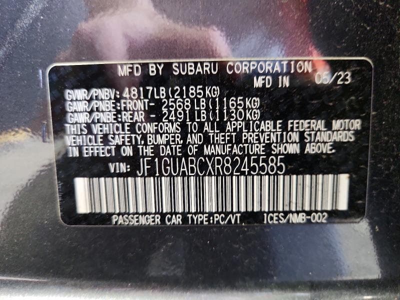 2024 SUBARU IMPREZA 13
