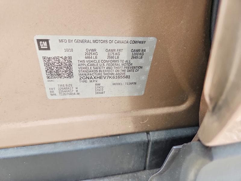 2019 CHEVROLET EQUINOX LS 13