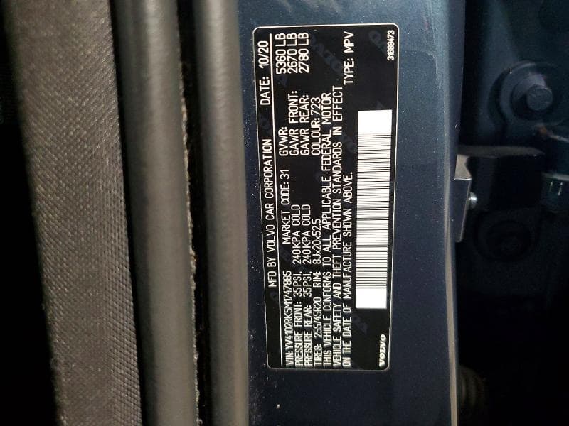 2021 VOLVO XC60 T5 MOMENTUM 13
