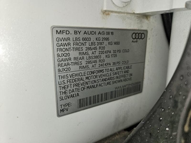 2017 AUDI Q7 PREMIUM PLUS 13