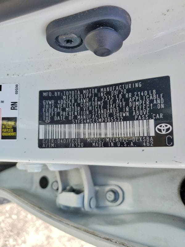 2021 TOYOTA COROLLA SE 13