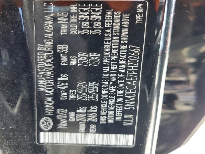 2023 HYUNDAI TUCSON LIMITED 13