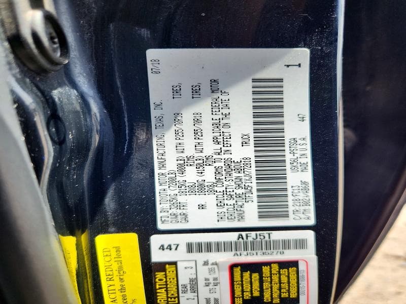 2018 TOYOTA TUNDRA CREWMAX SR5 12