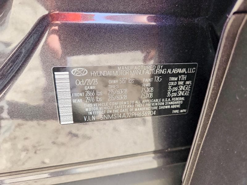 2023 HYUNDAI SANTA FE SE 14