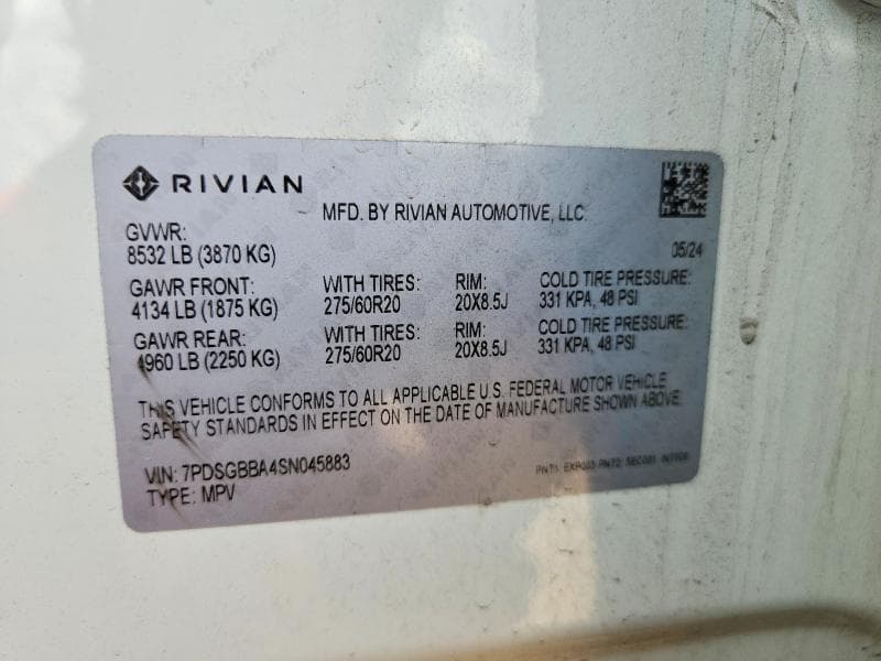2025 RIVIAN R1S ADVENTURE 12