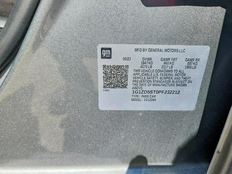 2023 CHEVROLET MALIBU LT 12