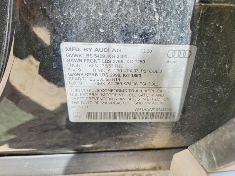2021 AUDI Q5 PREMIUM 13