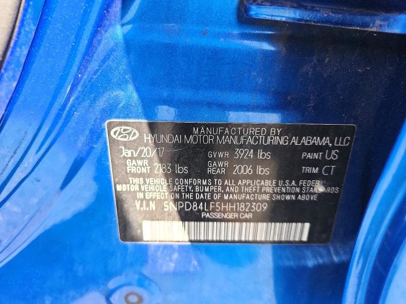 2017 HYUNDAI ELANTRA VALUE EDITION 12