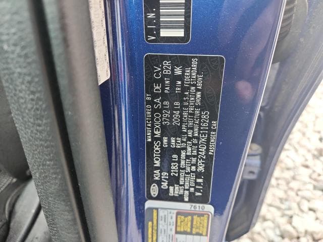 2019 KIA FORTE LXS 12