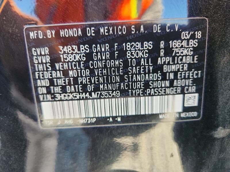 2018 HONDA FIT LX 13