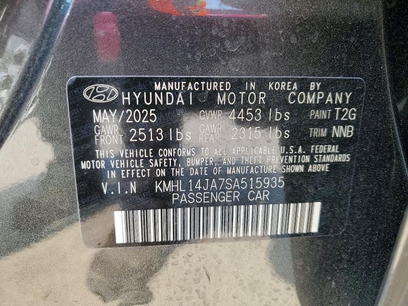 2025 HYUNDAI SONATA SEL 12