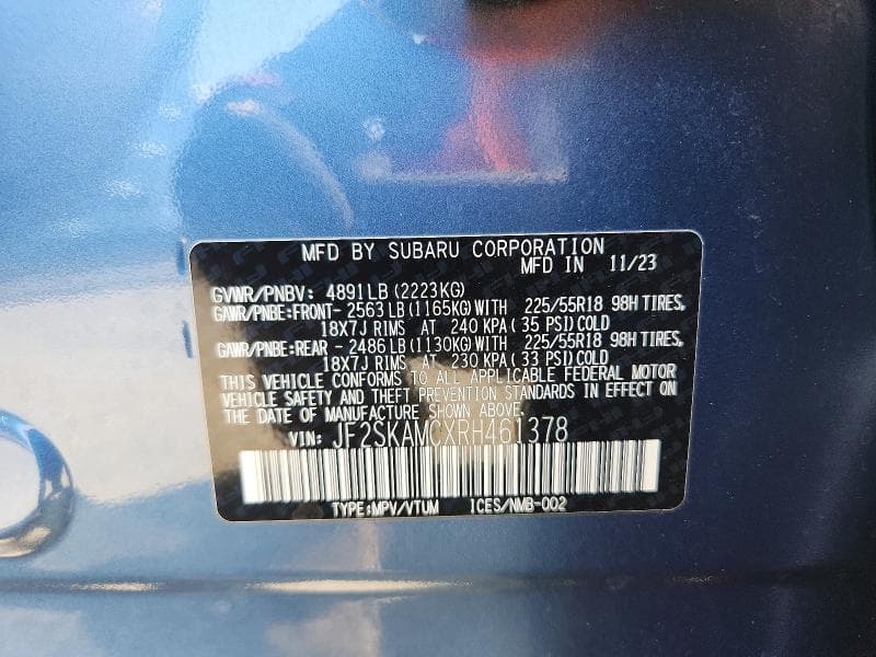 2024 SUBARU FORESTER TOURING 13