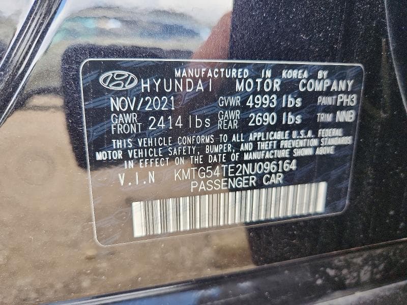2022 GENESIS G70 3.3T STANDARD 12