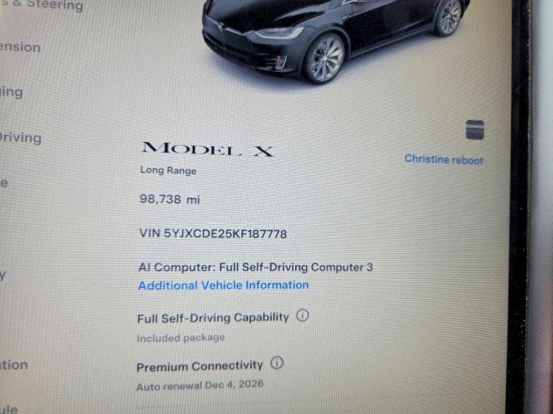 2019 TESLA MODEL X 9