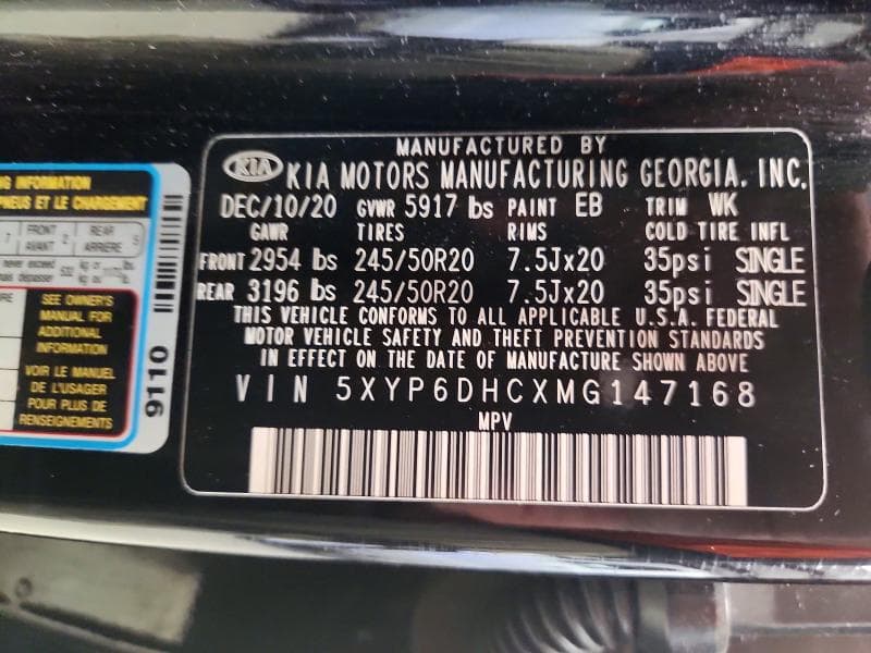 2021 KIA TELLURIDE S 13