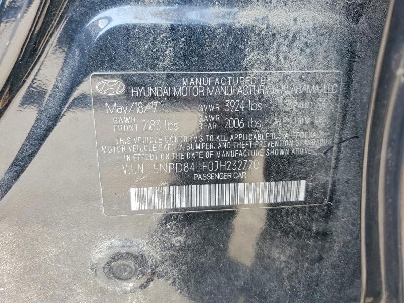 2018 HYUNDAI ELANTRA SEL 12