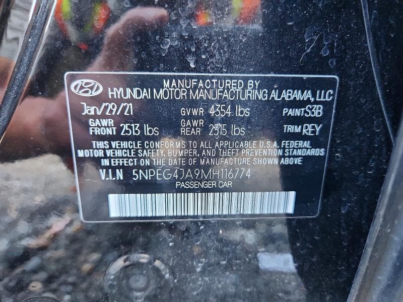 2021 HYUNDAI SONATA SE 13