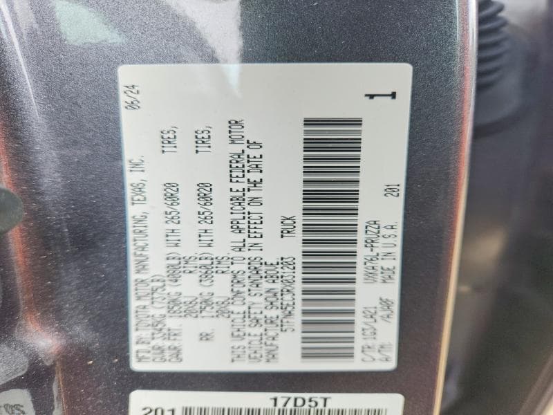 2024 TOYOTA TUNDRA PLATINUM 12