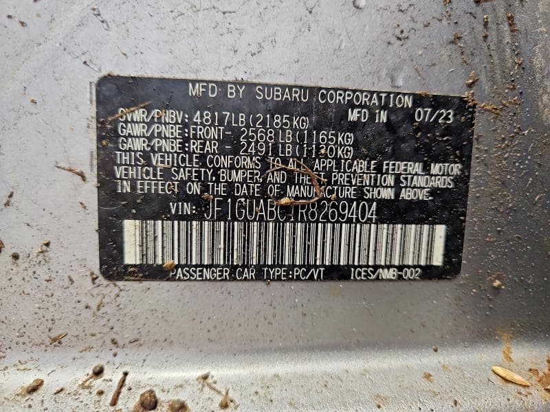 2024 SUBARU IMPREZA 12