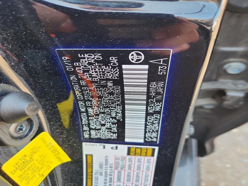 2019 TOYOTA COROLLA HATCHBACK SE 12