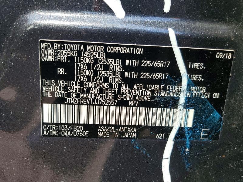 2018 TOYOTA RAV4 LE 13