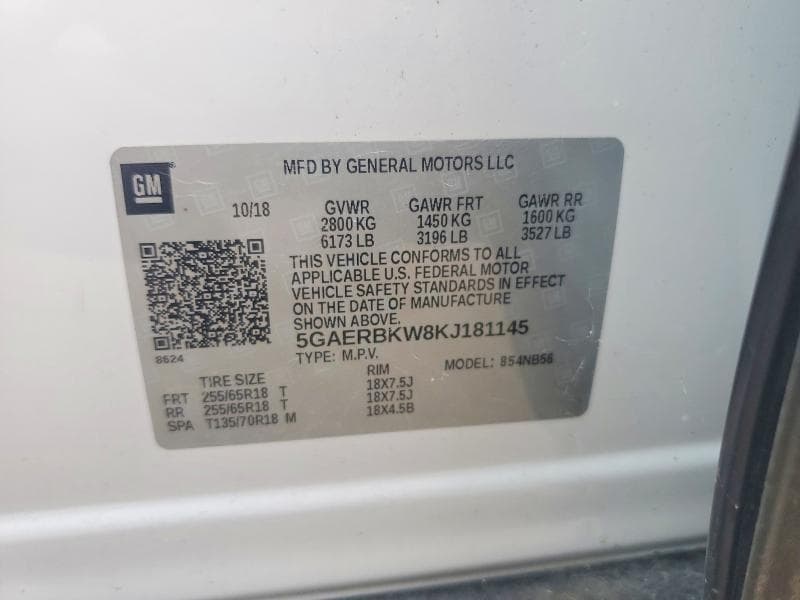 2019 BUICK ENCLAVE ESSENCE 13