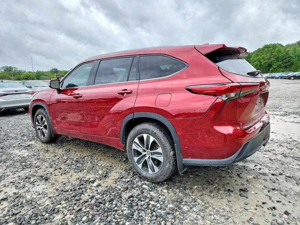 2022 TOYOTA HIGHLANDER HYBRID XLE 2