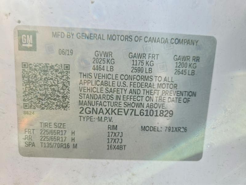 2020 CHEVROLET EQUINOX LT 13