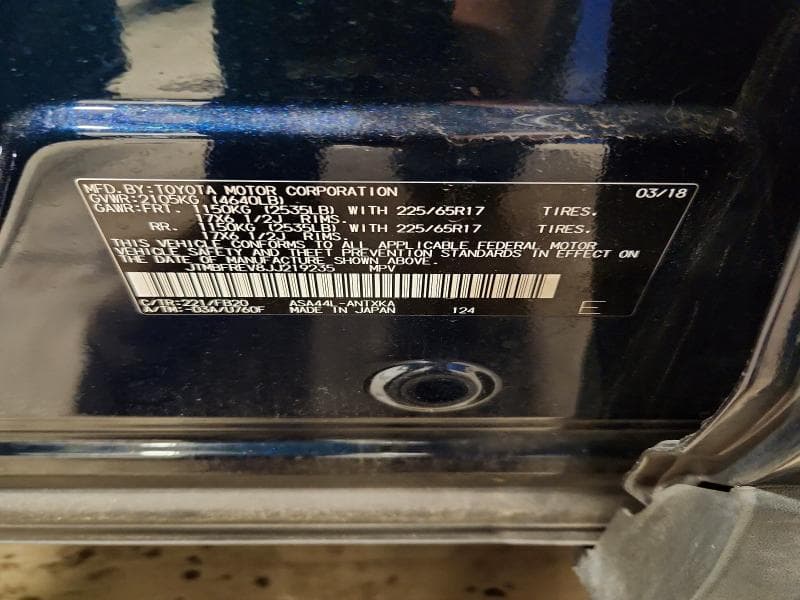 2018 TOYOTA RAV4 LE 14