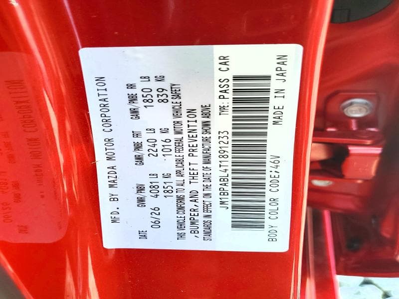 2026 MAZDA 3 SELECT SPORT 12