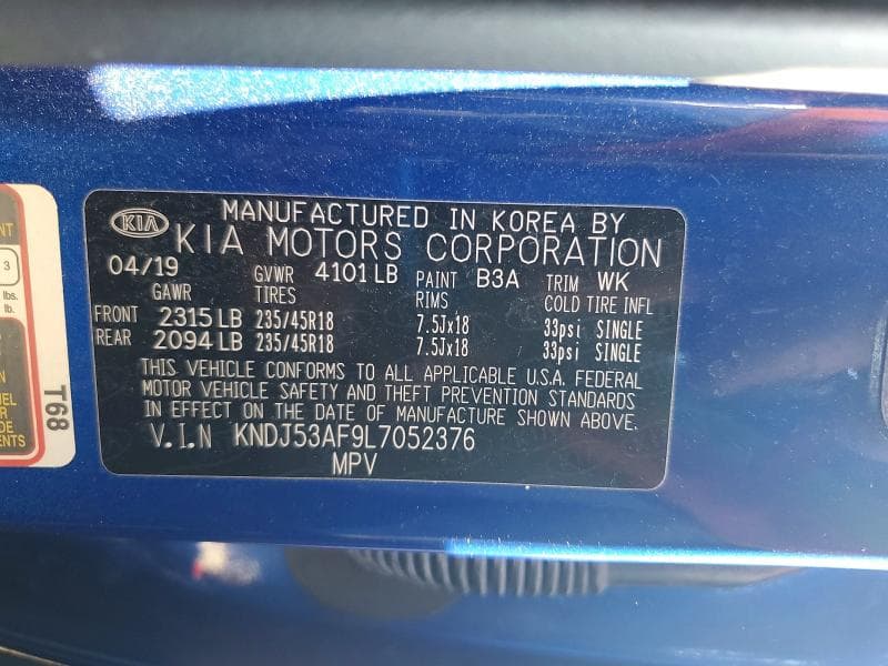 2020 KIA SOUL GT-LINE TURBO 12