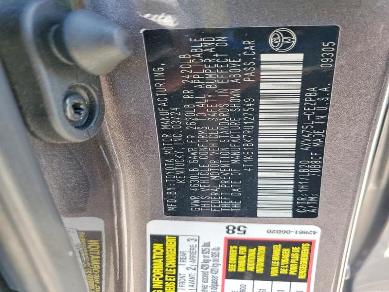 2024 TOYOTA CAMRY XSE 12