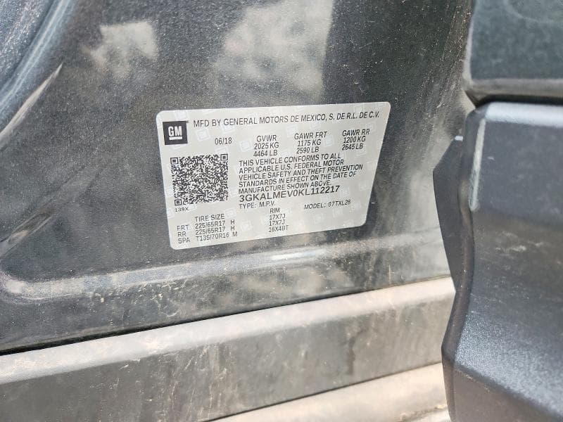 2019 GMC TERRAIN SLE 12
