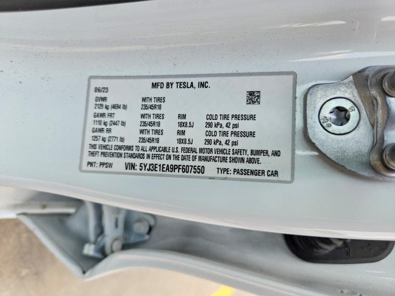 2023 TESLA MODEL 3 12