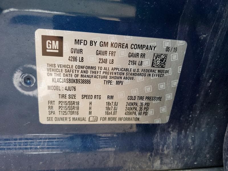 2019 BUICK ENCORE PREFERRED 13