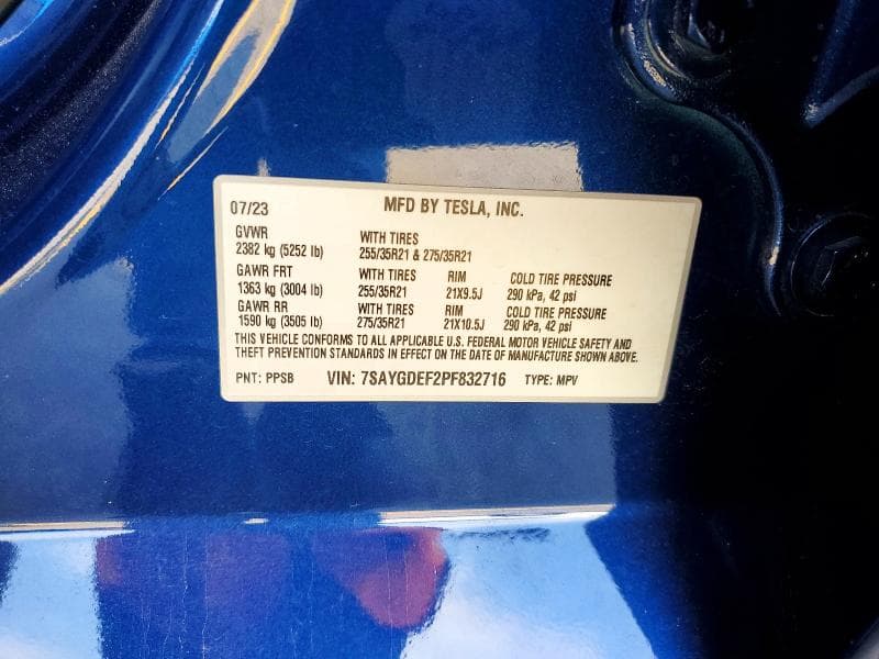 2023 TESLA MODEL Y 14