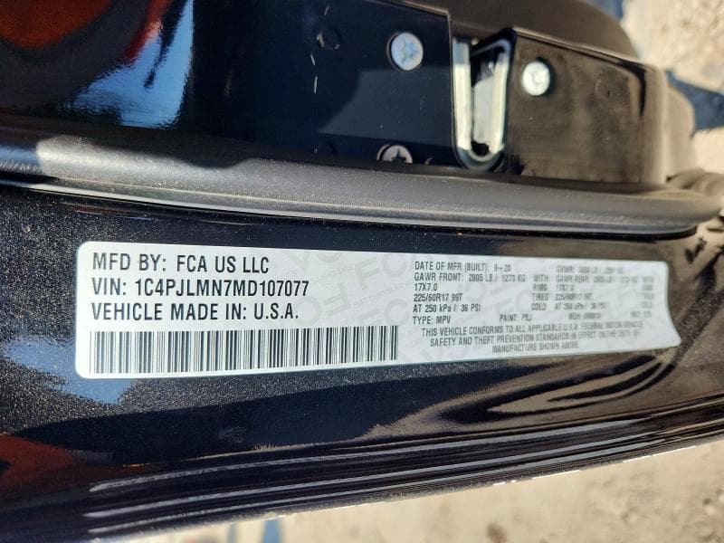 2021 JEEP CHEROKEE LATITUDE LUX 13