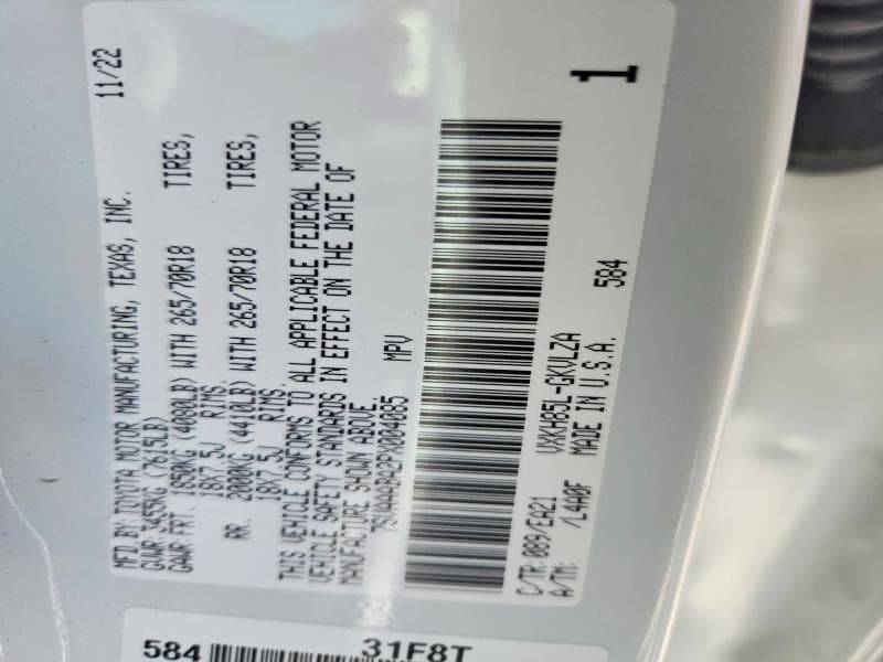 2023 TOYOTA SEQUOIA LIMITED 13