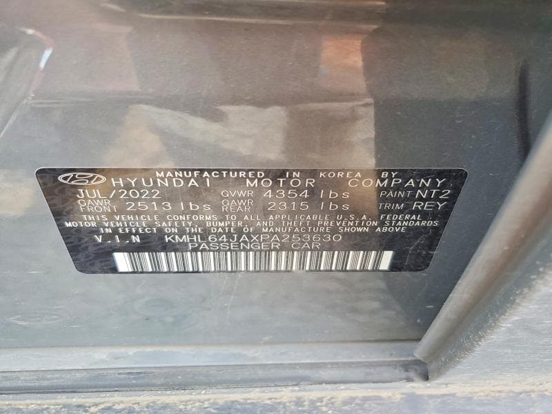 2023 HYUNDAI SONATA SEL 12