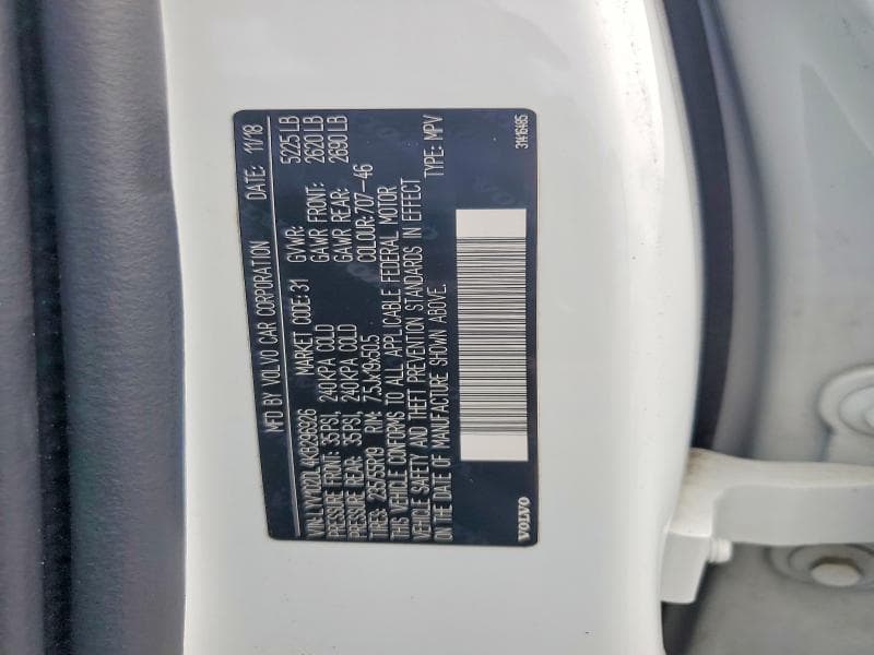 2019 VOLVO XC60 T5 INSCRIPTION 12