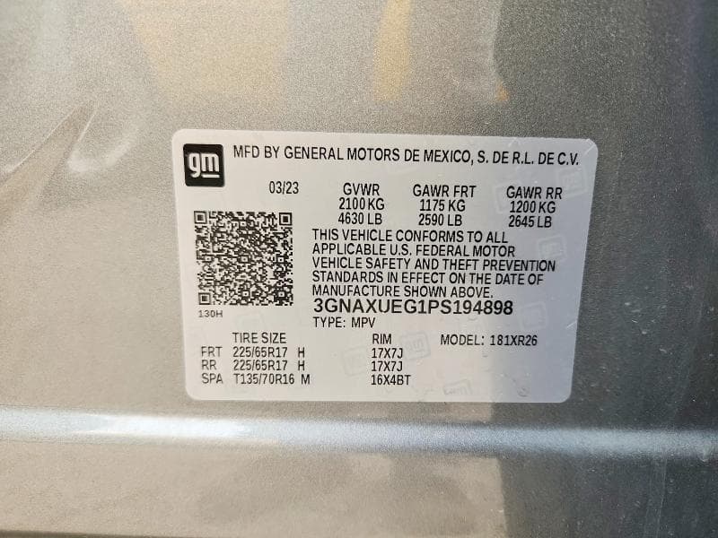 2023 CHEVROLET EQUINOX LT 12