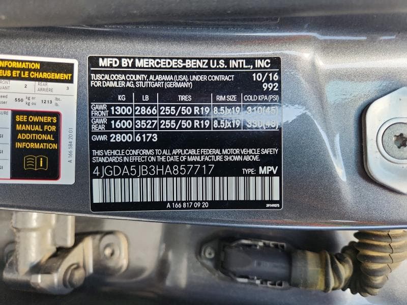 2017 MERCEDES-BENZ GLE 350 13