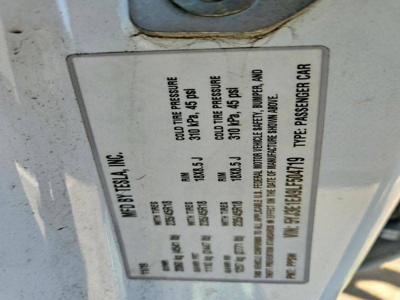 2020 TESLA MODEL 3 12