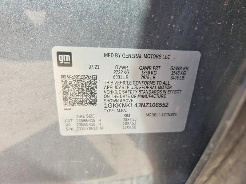 2022 GMC ACADIA SLE 13