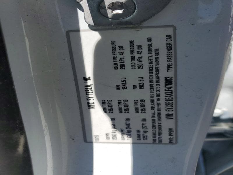 2020 TESLA MODEL 3 12